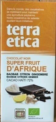 Terra Etica Chocolat Noir Super Fruit packshot