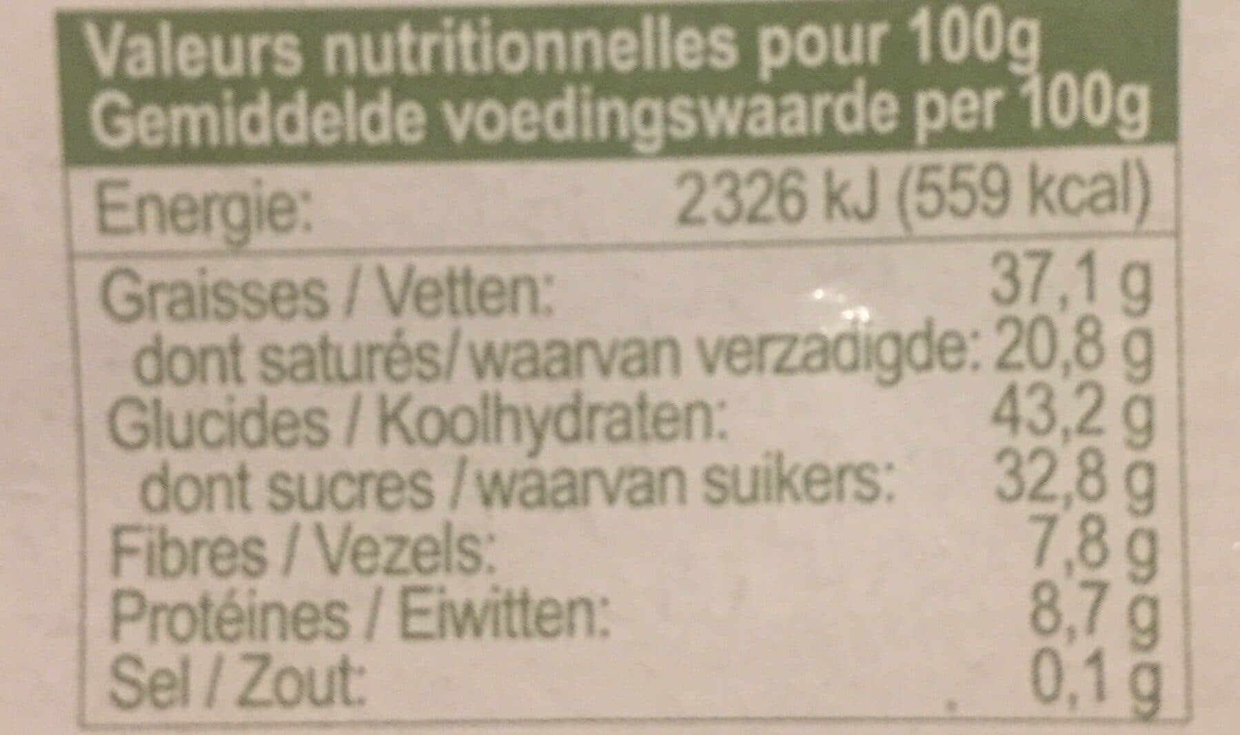 Terra Etica Chocolat noir MUESLI cacao 65% packshot