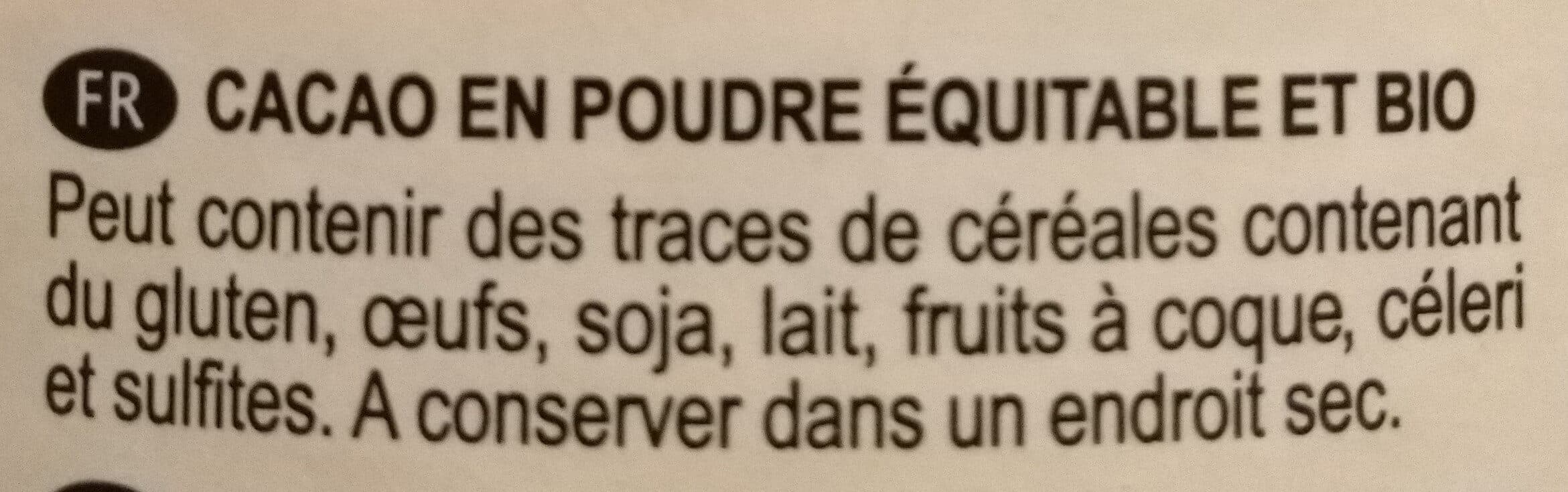 Terra etica Cacao non sucré packshot