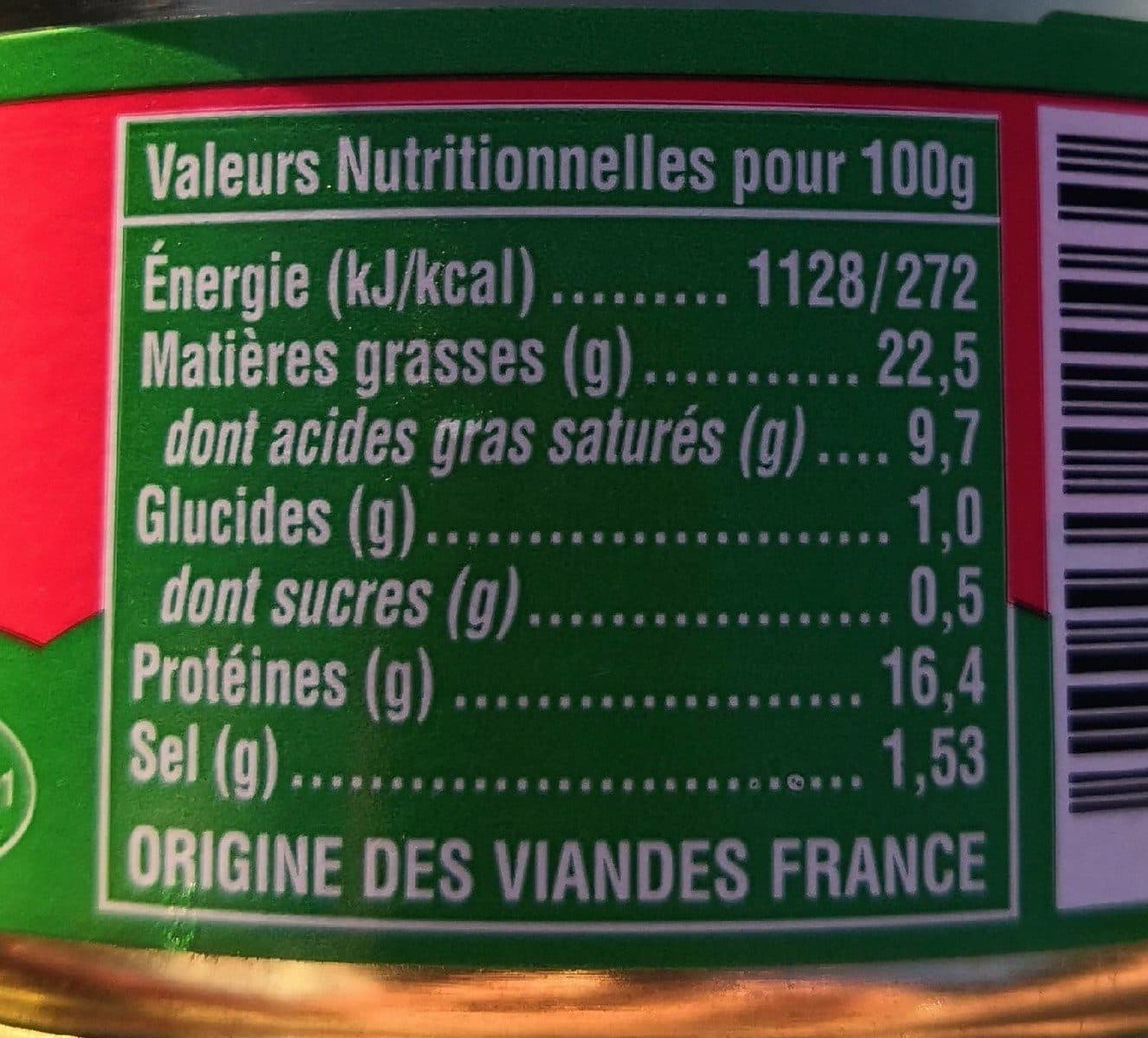 Open Food Facts Paté basque au piment d'espelette packshot