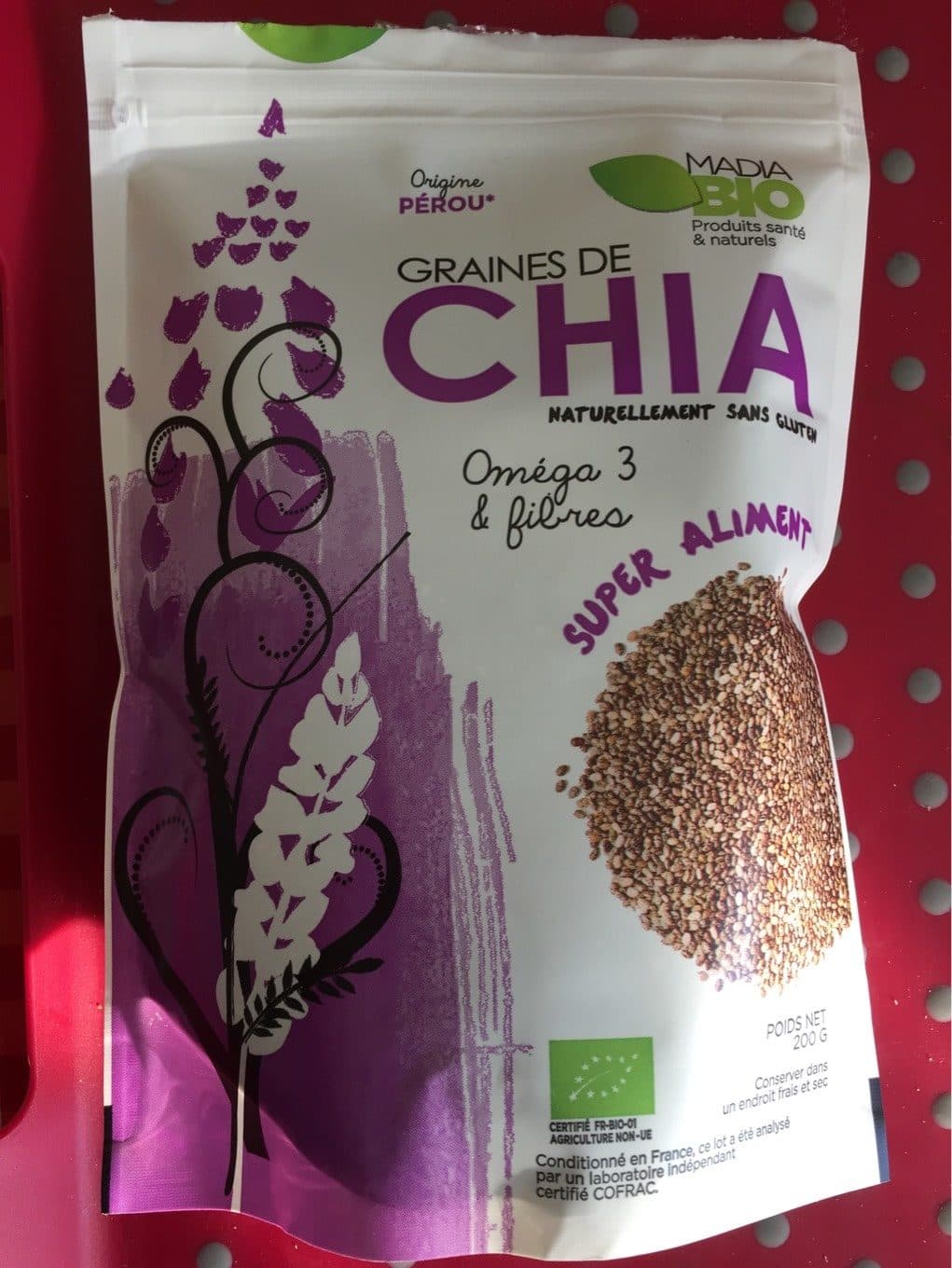 Madia Bio Graine de chia packshot
