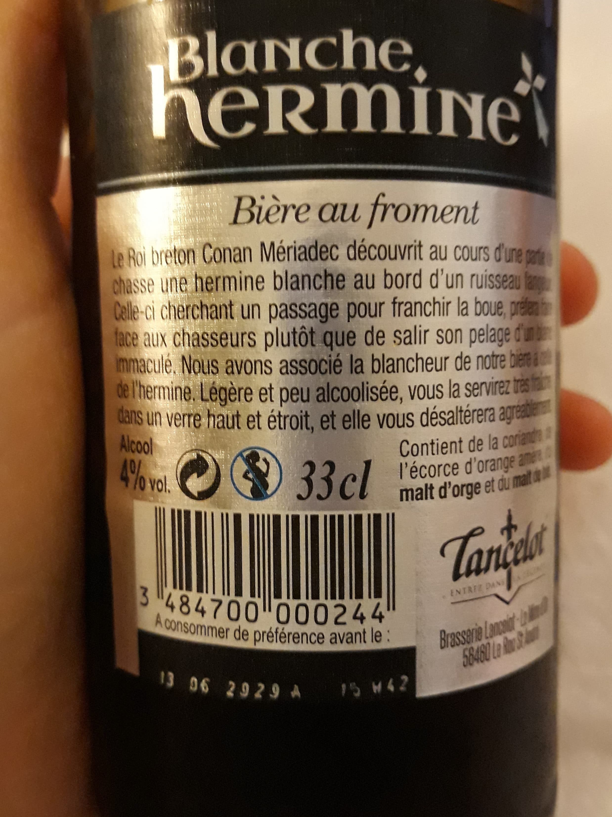 Lancelot Blanche Hermine packshot