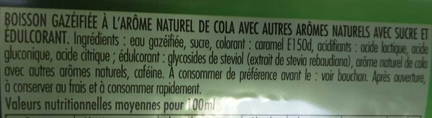 Breizh Cola Breizh Cola Stévia packshot