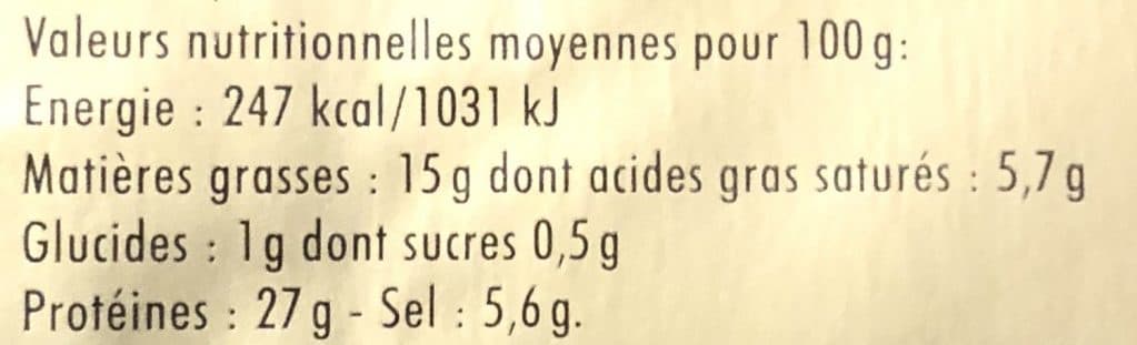 Montagne Noire Jambon Sec packshot