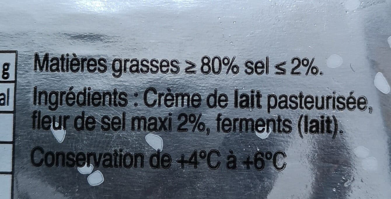 Pamplie Beurre pamplie fleur de sel île de ré packshot