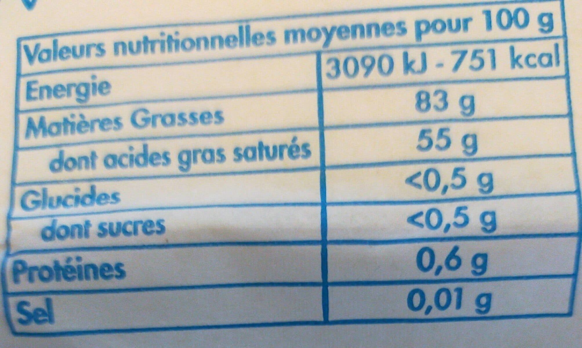 Open Food Facts Beurre de Baratte packshot