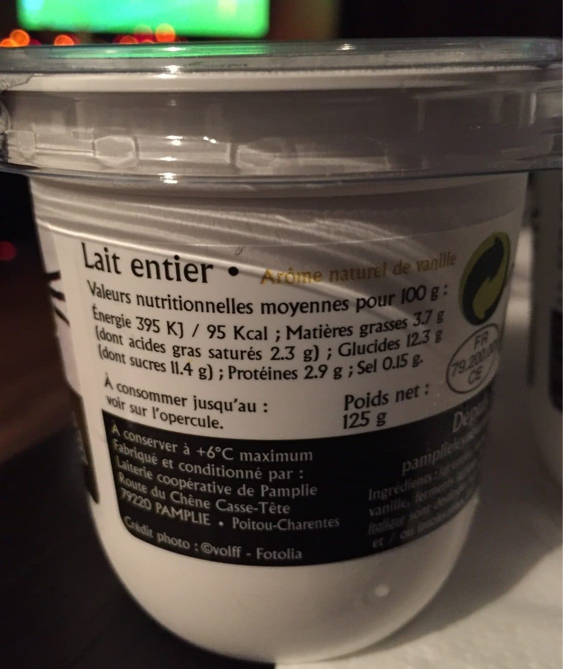 Le Yaourt Des Gourmets Pamplie packshot