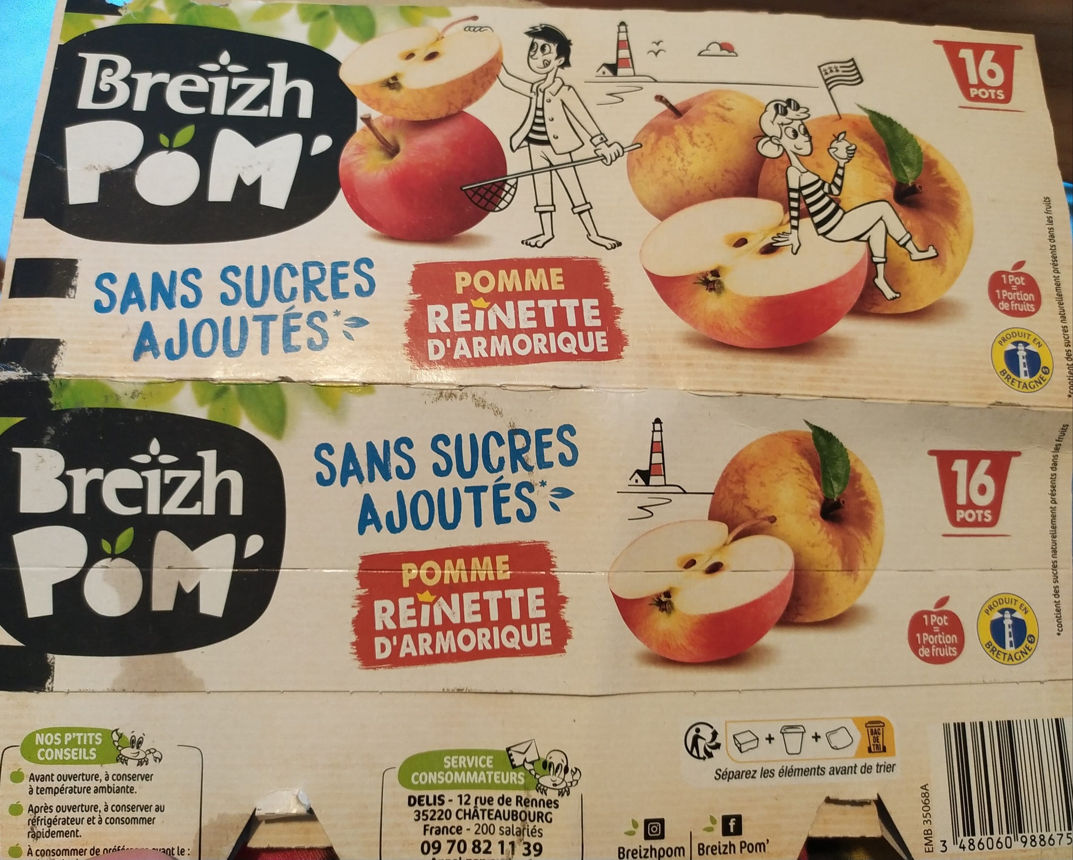 Breiz'pom Coupelle pomme reinette d'Armorique BREIZ'POM packshot