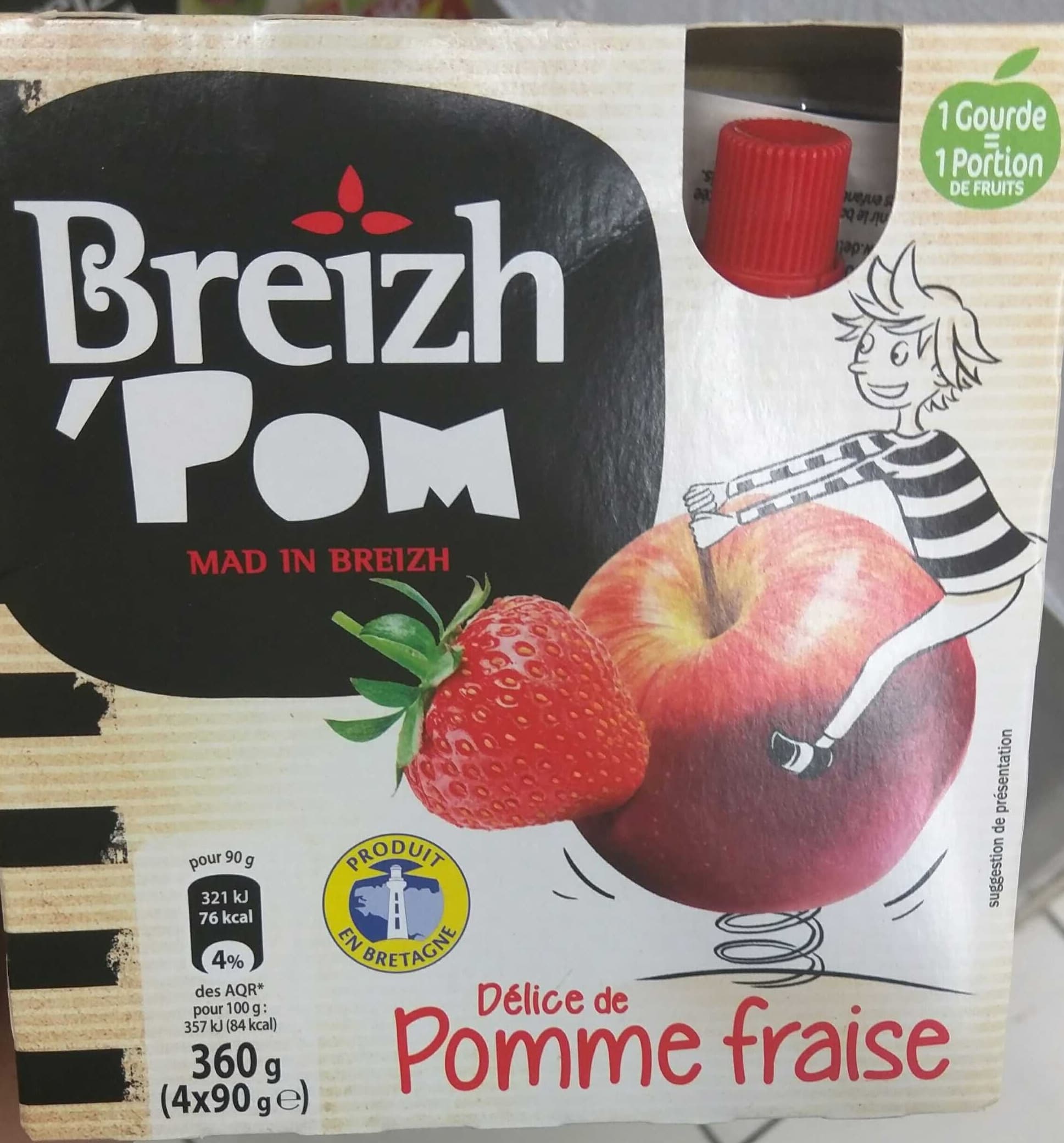 BREIZH POM Délice de Pomme Fraise packshot