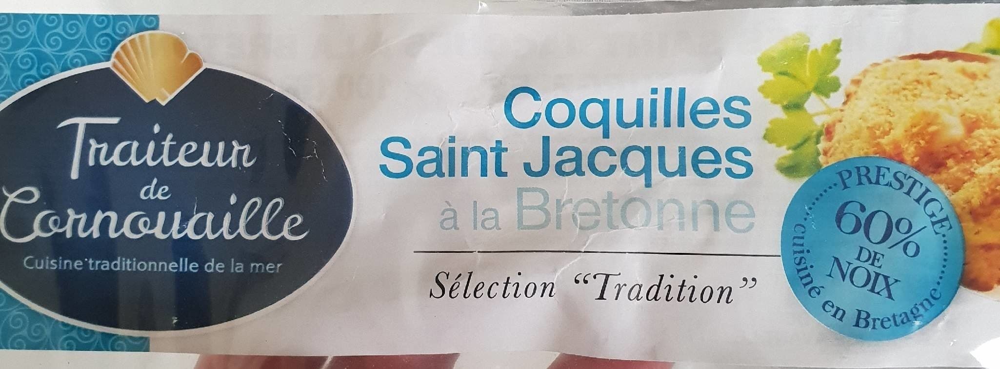 Traiteur de Cornouaille Coquilles Saint-Jacques à la bretonne packshot