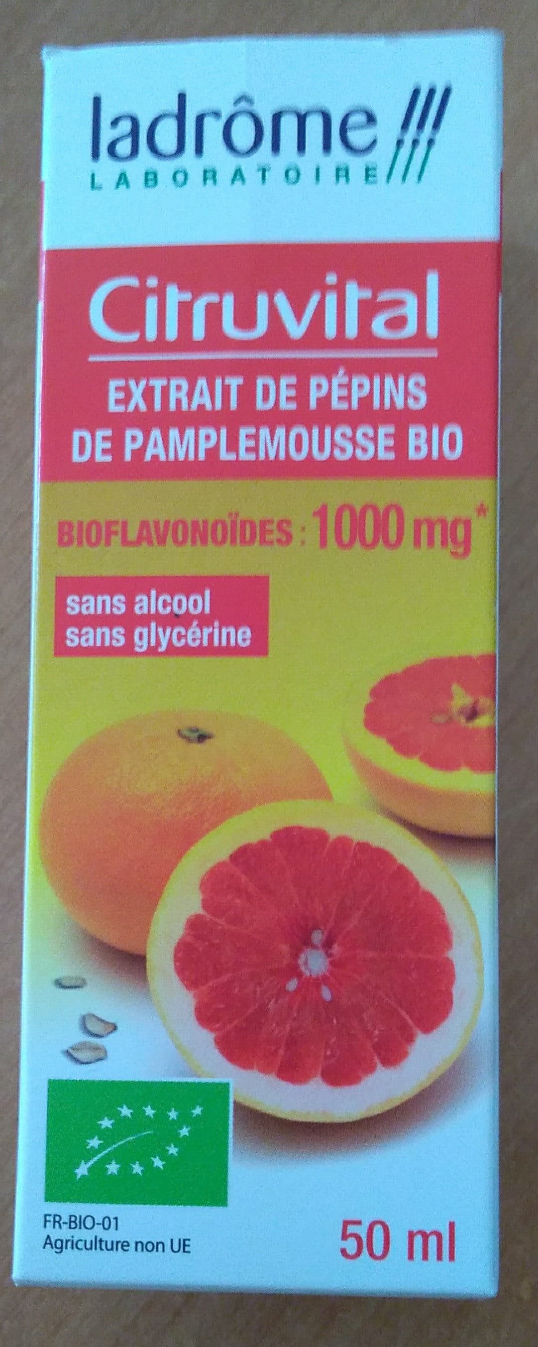 Ladrome Citruvital Extrait De Pépins De Pamplemousse - 50 ML - Ladrôme packshot