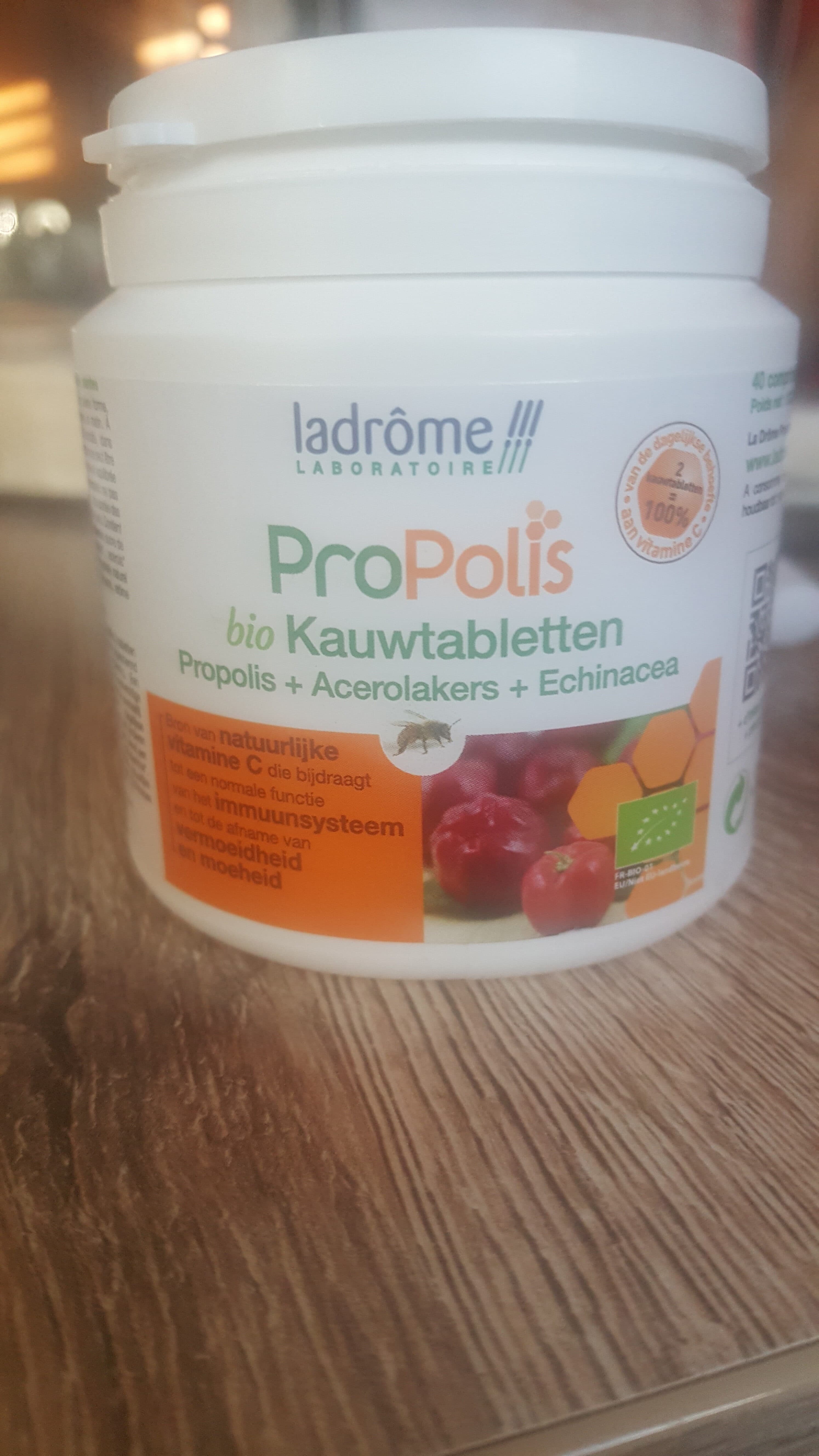 Ladrome Propolis Acérola Echinacée - 40 Comprimés - Ladrôme packshot