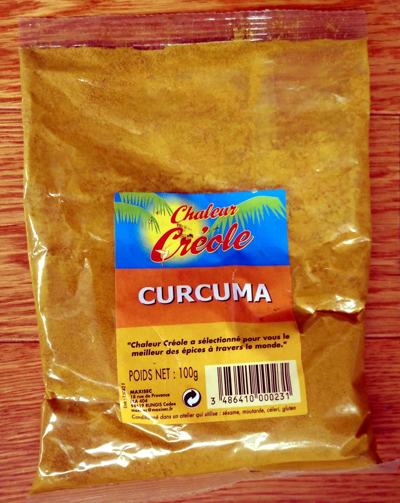 Chaleur Créole Curcuma packshot