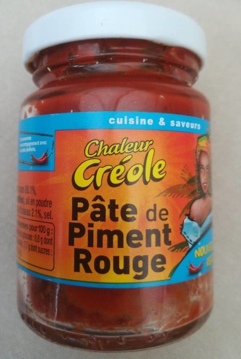 Chaleur Créole Pâte de Piment Rouge packshot
