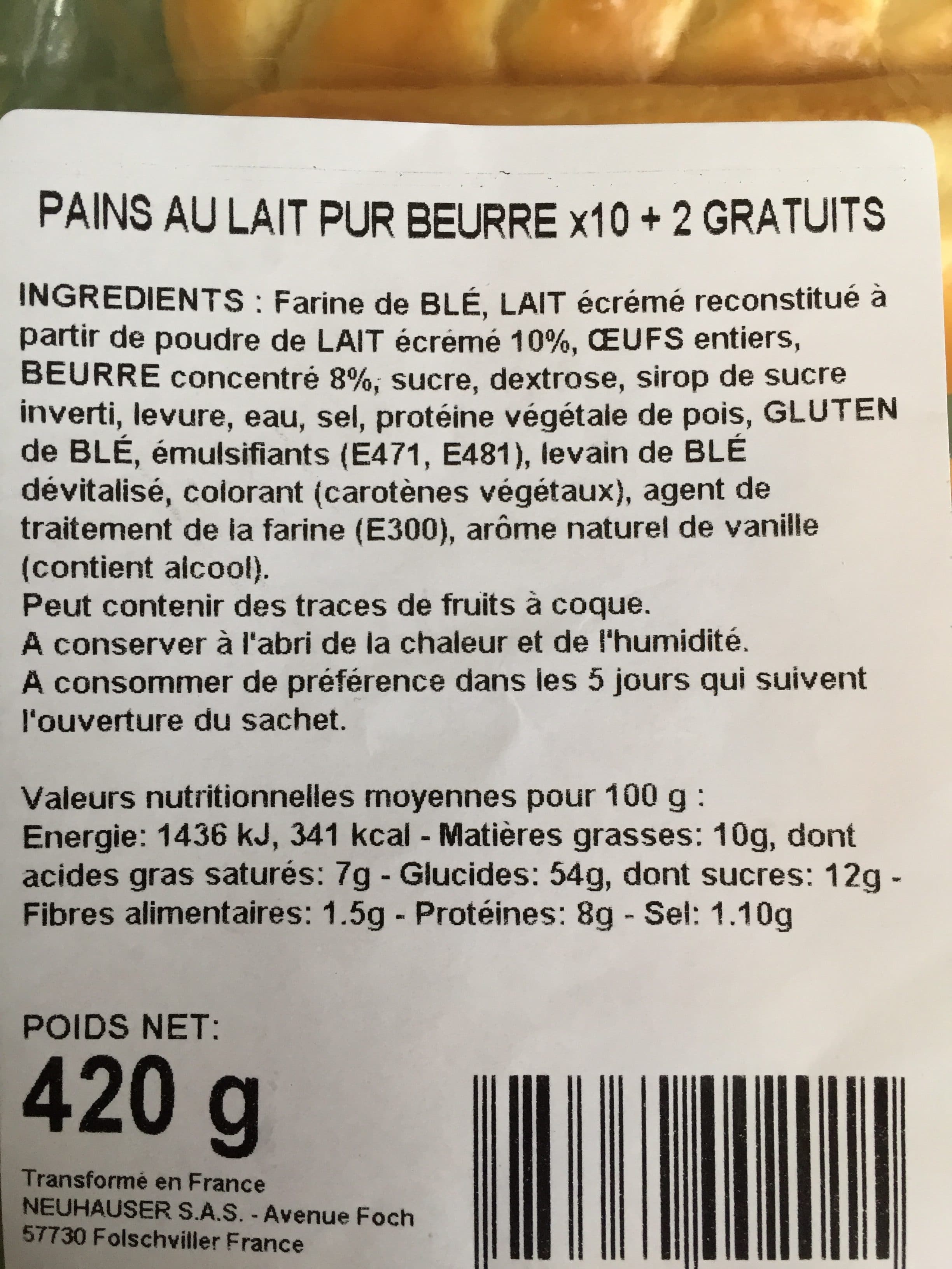 Neuhauser Pain au lait packshot