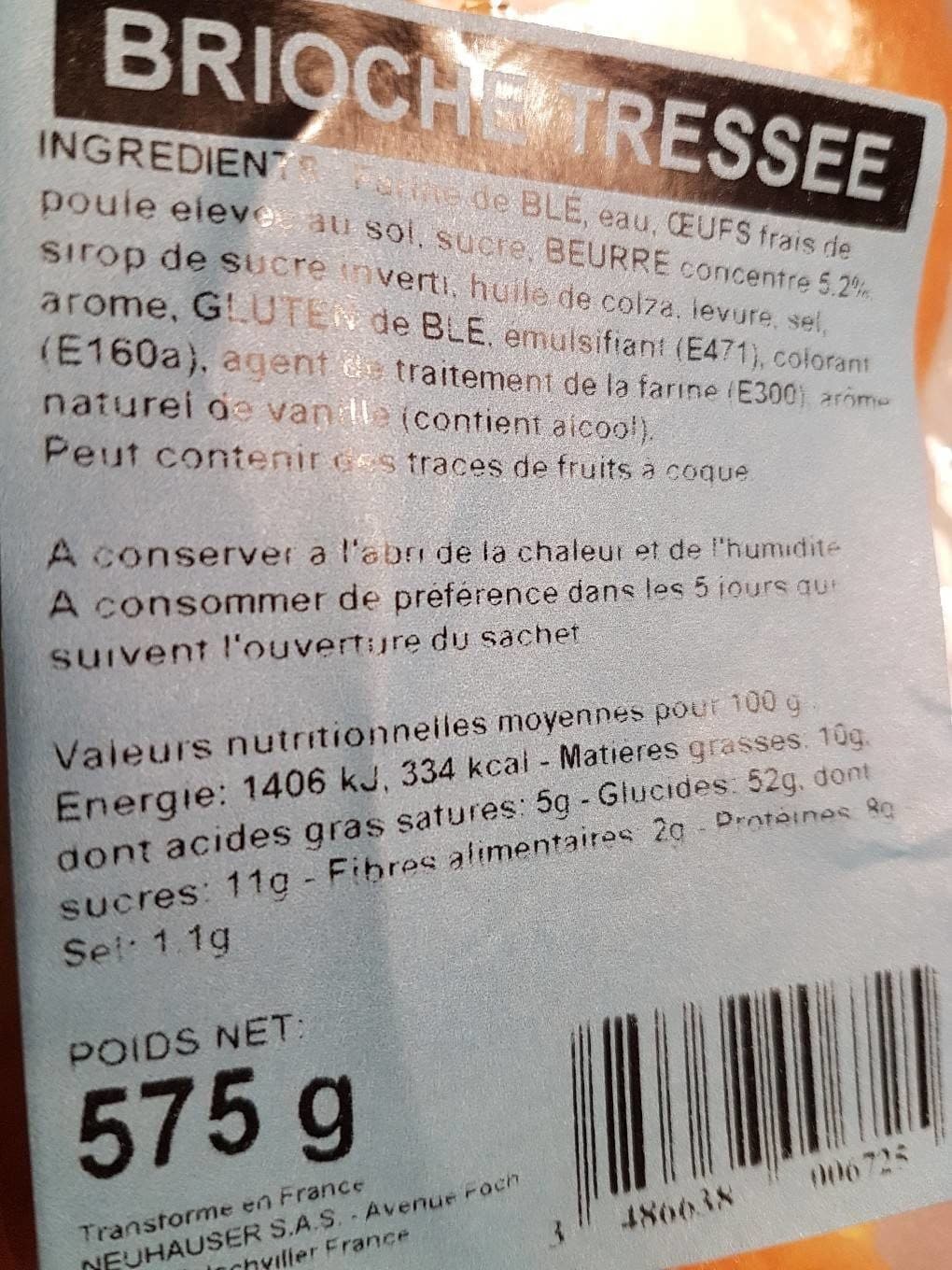Sans Brioche Tressée packshot