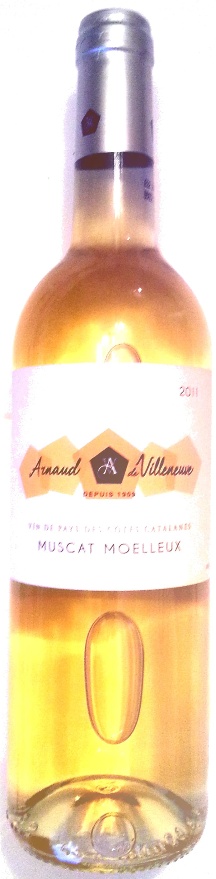 Arnaud de Villeneuve Muscat moelleux 2011 packshot
