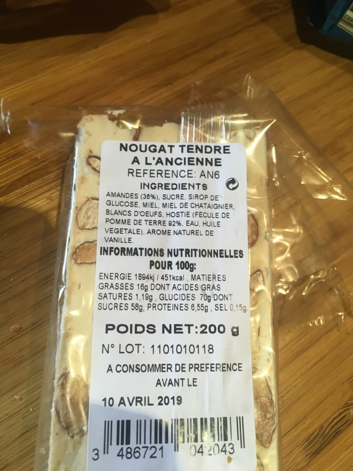 Open Food Facts Nougat packshot