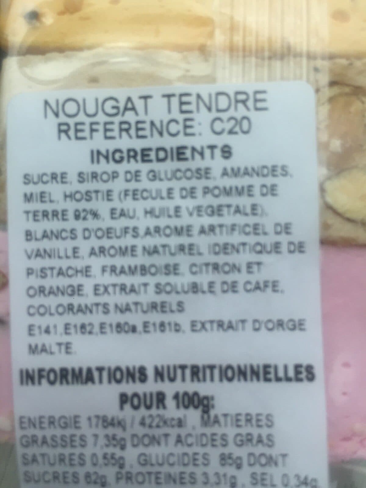 Suprem'Nougat Suprem' nougat packshot