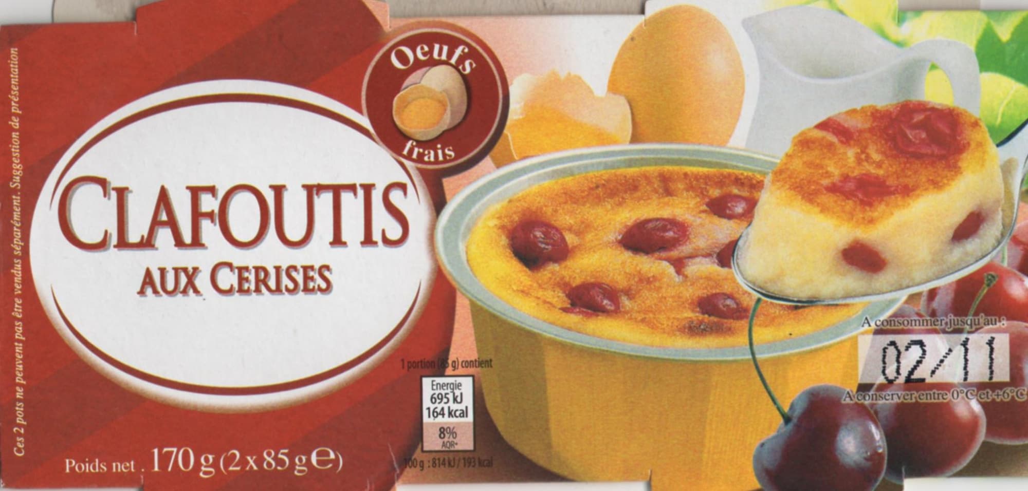 Sans marque Clafoutis aux Cerises packshot