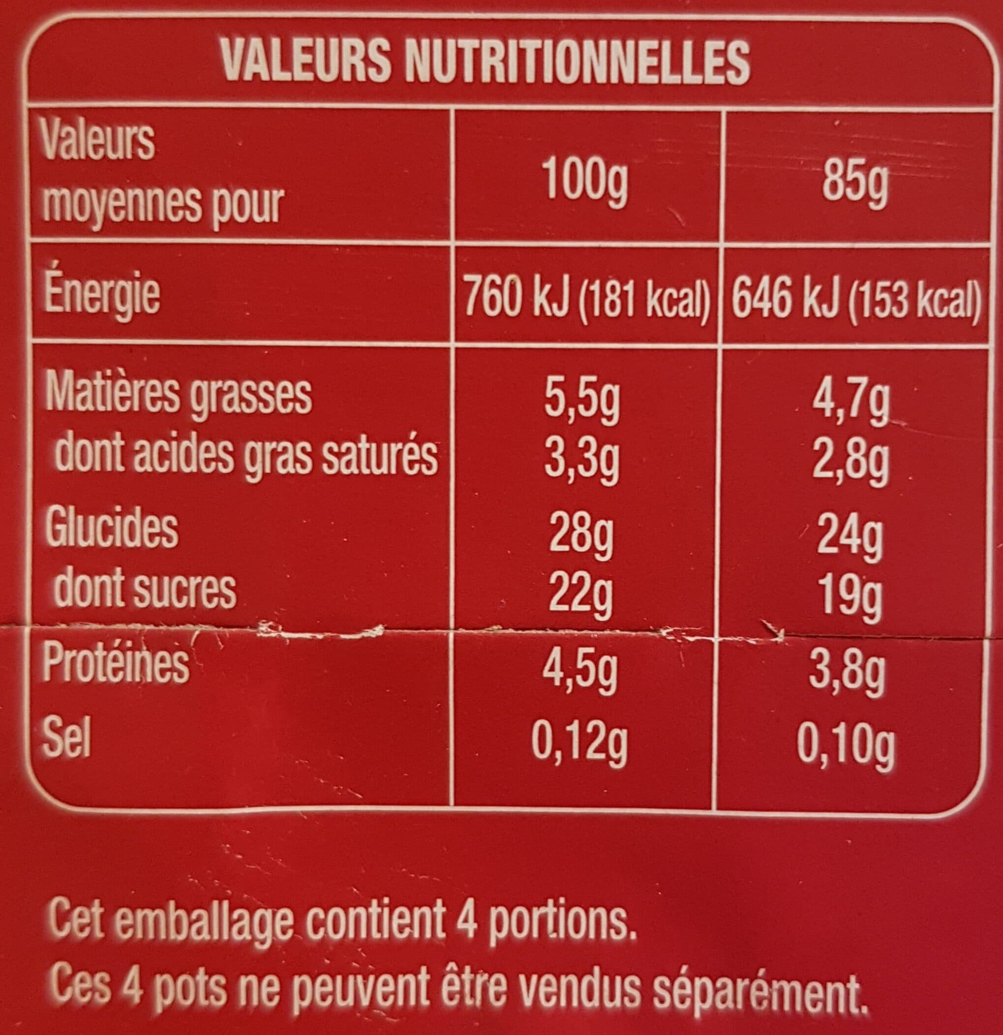 L.N.U.F. Clafoutis aux Cerises packshot