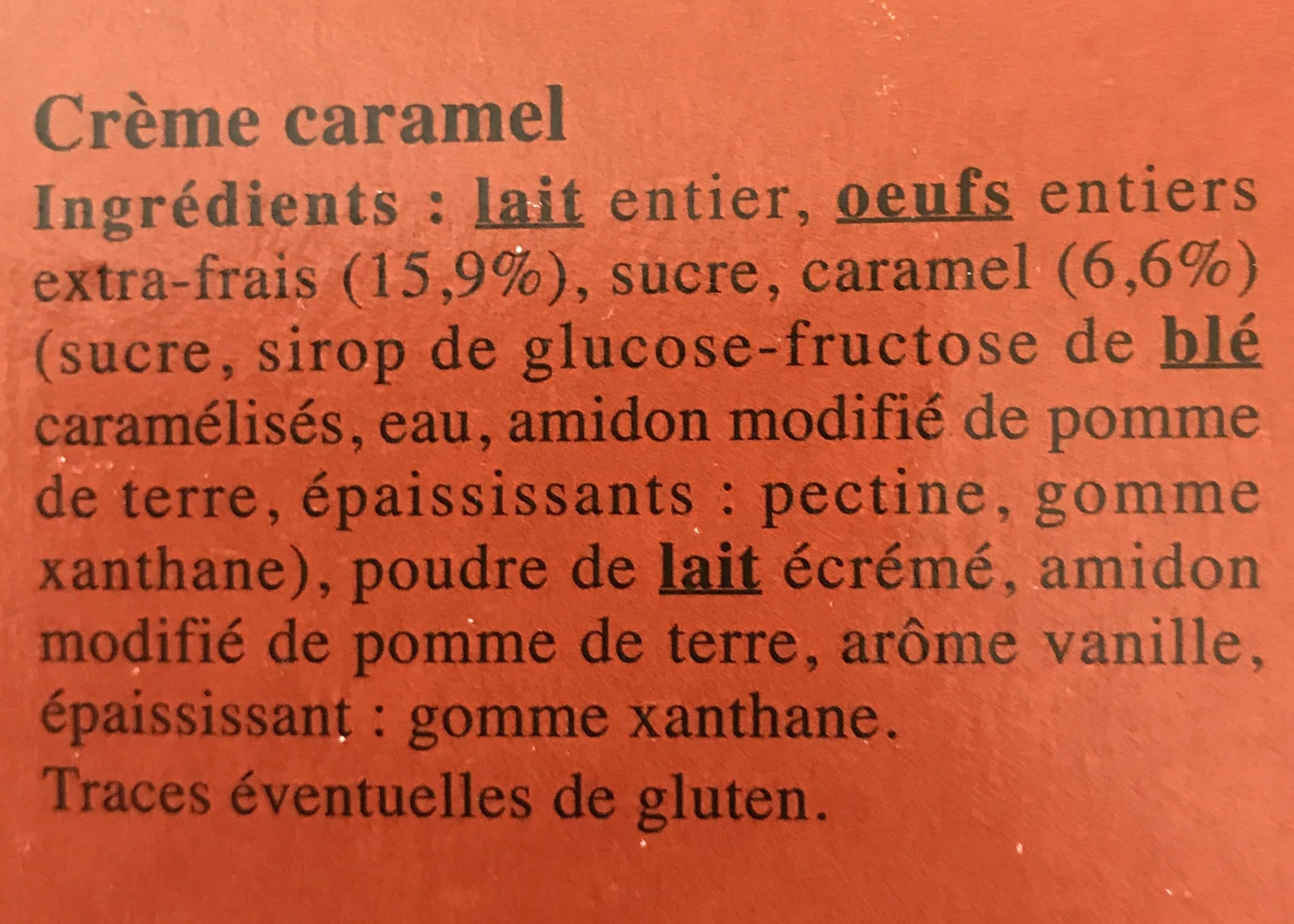 Open Food Facts Crème caramel packshot