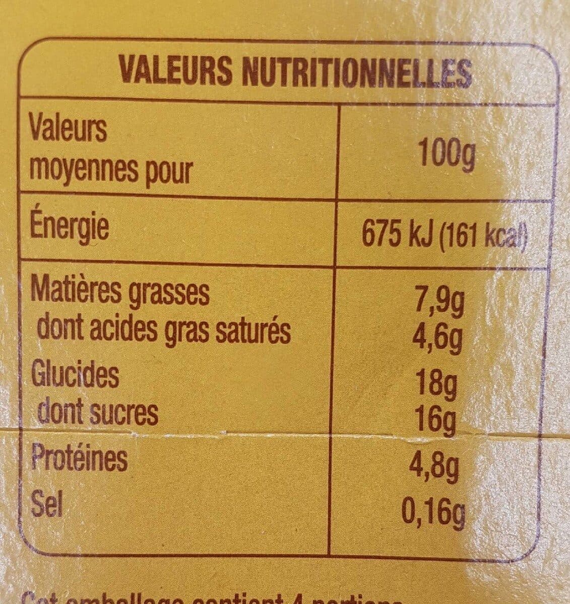 Open Food Facts Crème aux Œufs Saveur Vanille packshot