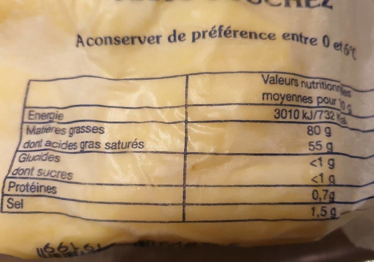 Ets De Souchez Beurre packshot