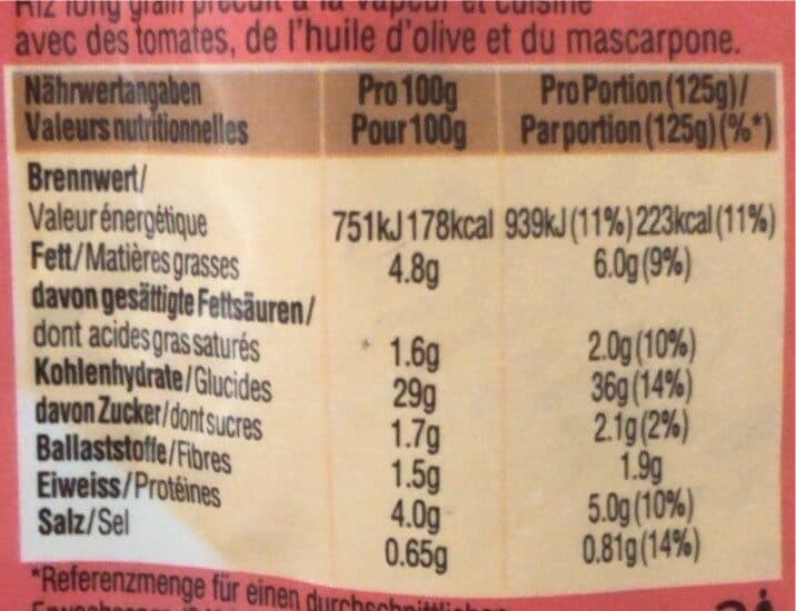 Uncle Ben's Express Italienisch mit Mascarpone packshot