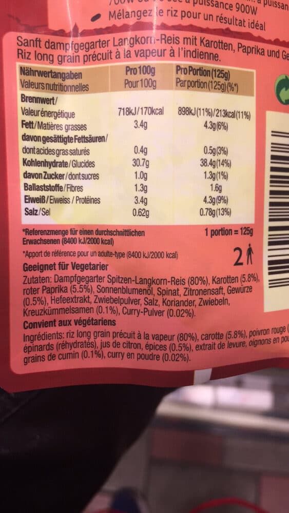 Uncle Ben's Uncle Ben's Express Curryreis Indien, 250 g packshot