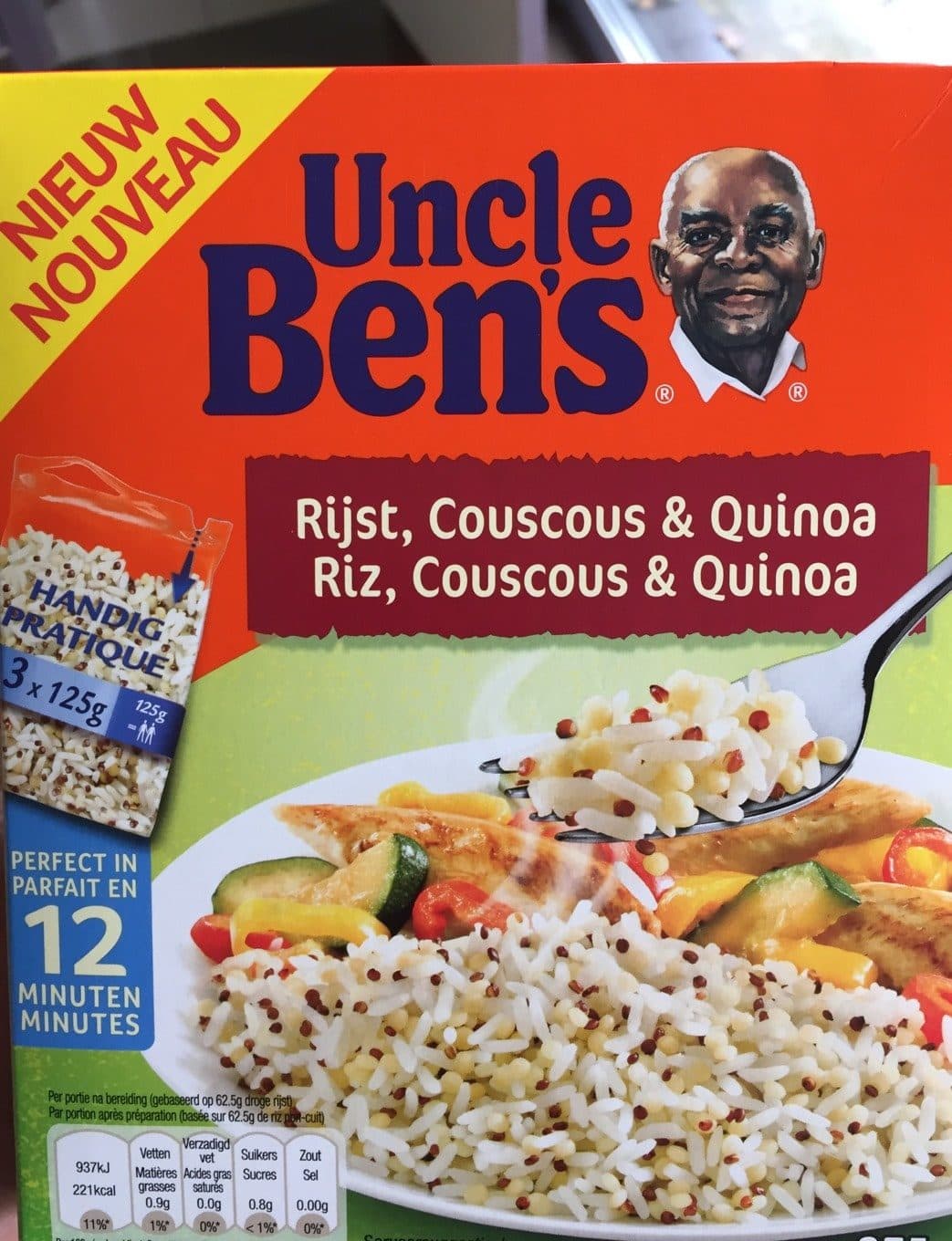 Uncle Ben’s Riz couscous quinoa packshot