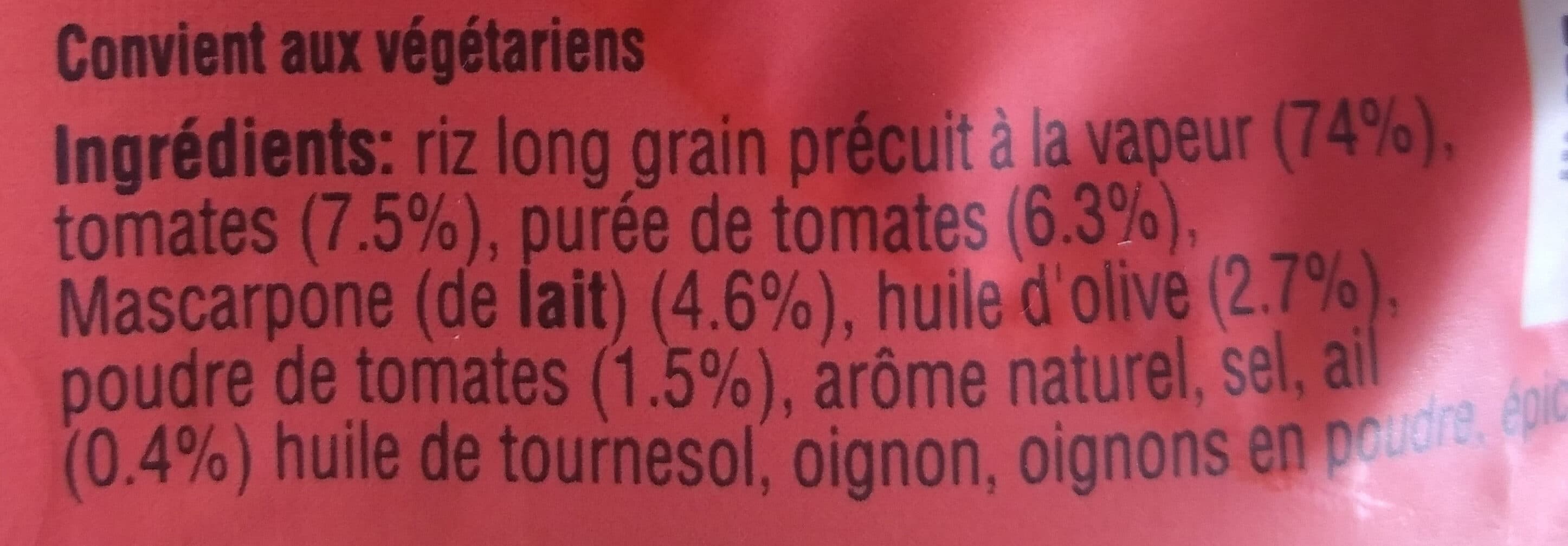 Uncle Ben's Riz Tomate et Huile d'Olive packshot