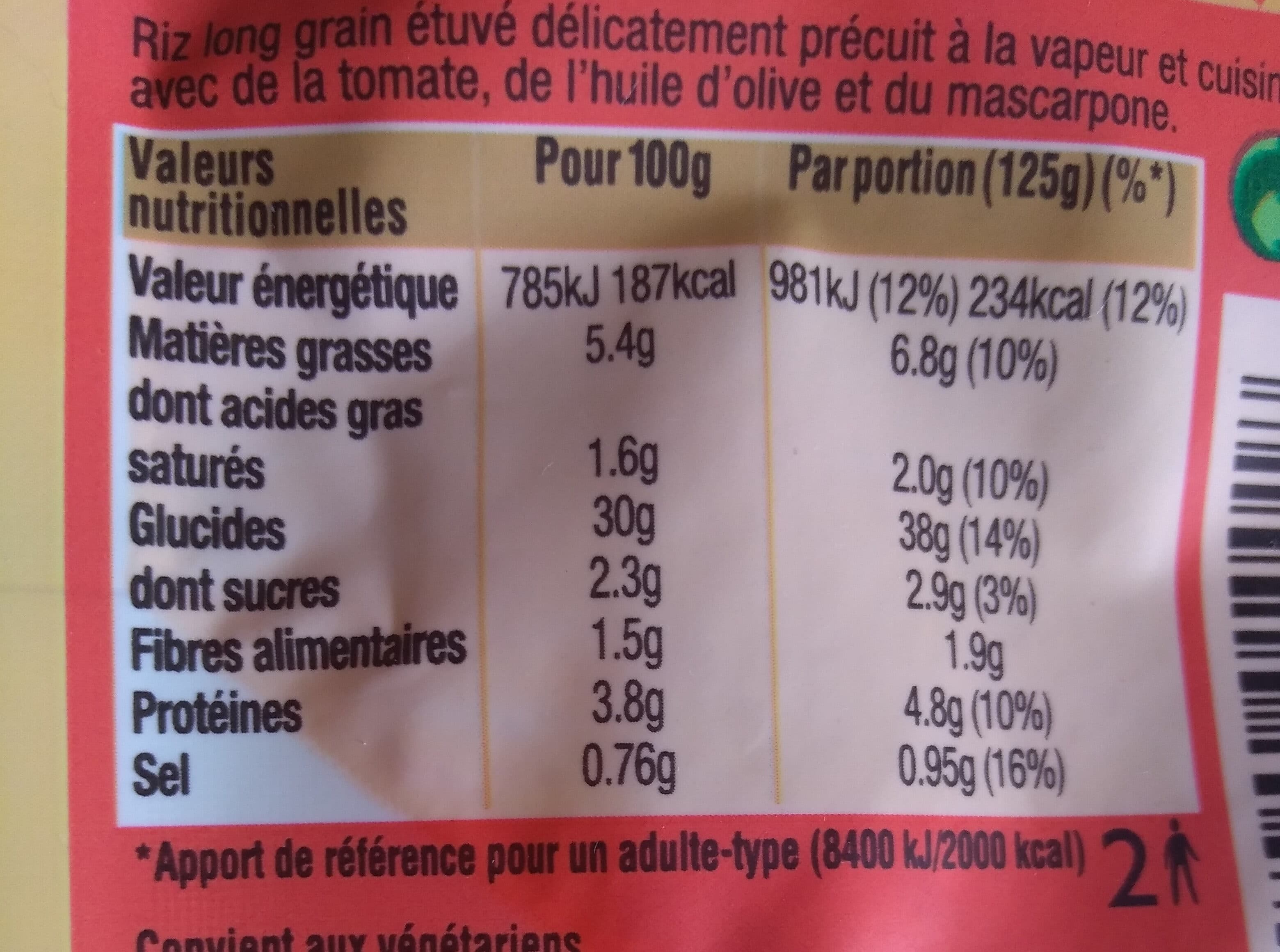 Uncle Ben's Riz Tomate et Huile d'Olive packshot