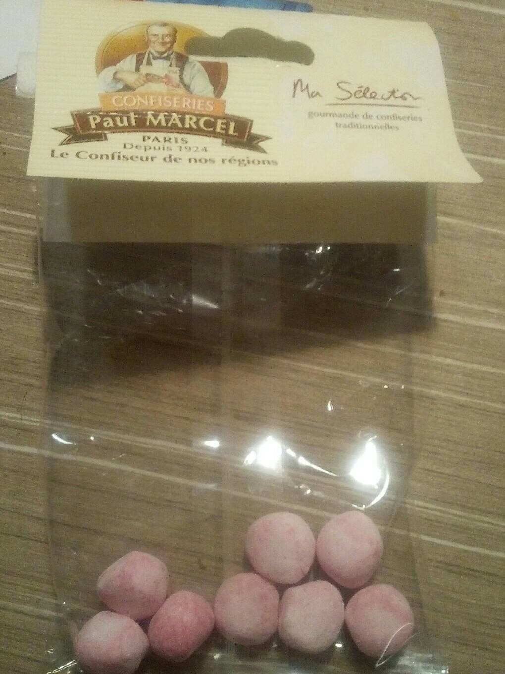 Confiseries Paul Marcel Boulets fraise packshot