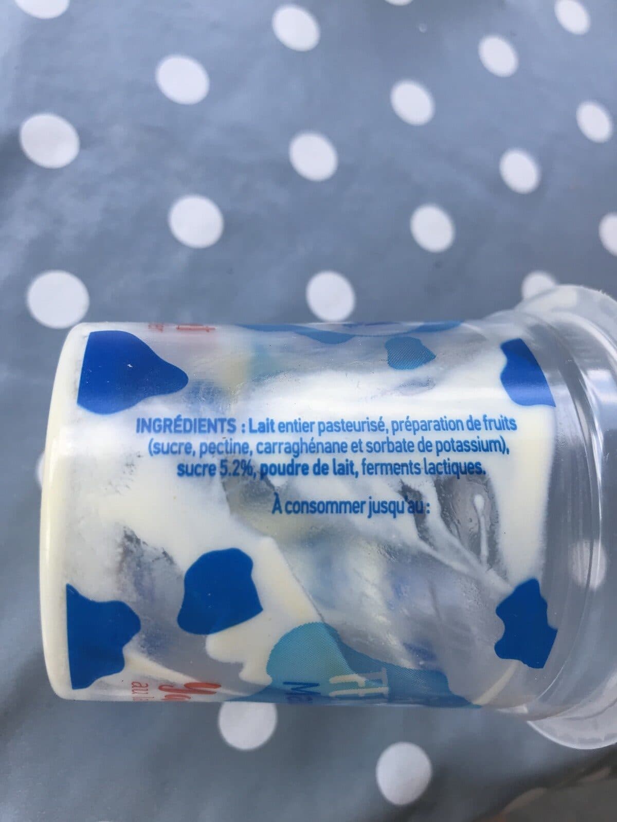 Open Food Facts Yaourts aux fruits au lait entier packshot