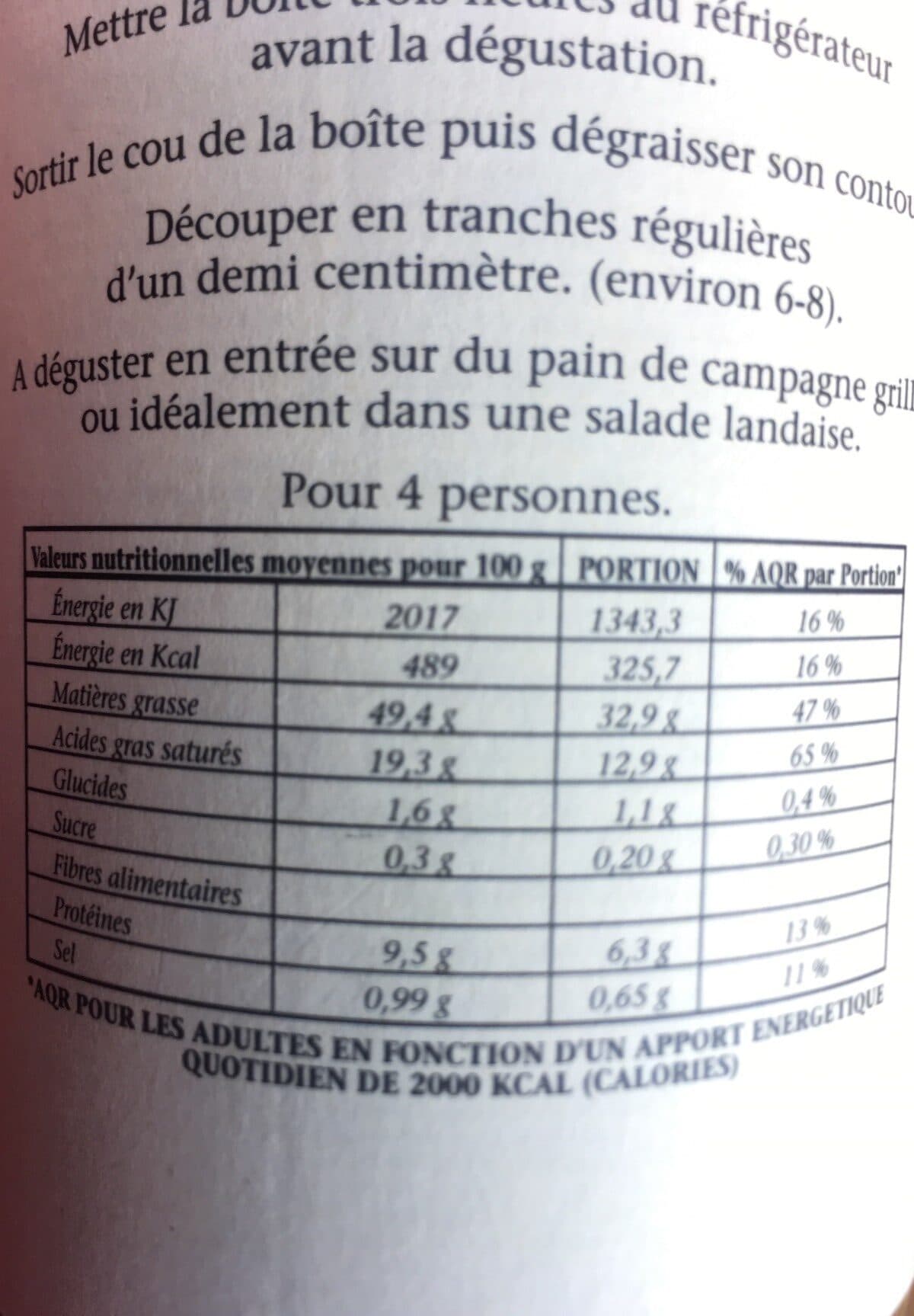 Open Food Facts Cou farci de canard packshot