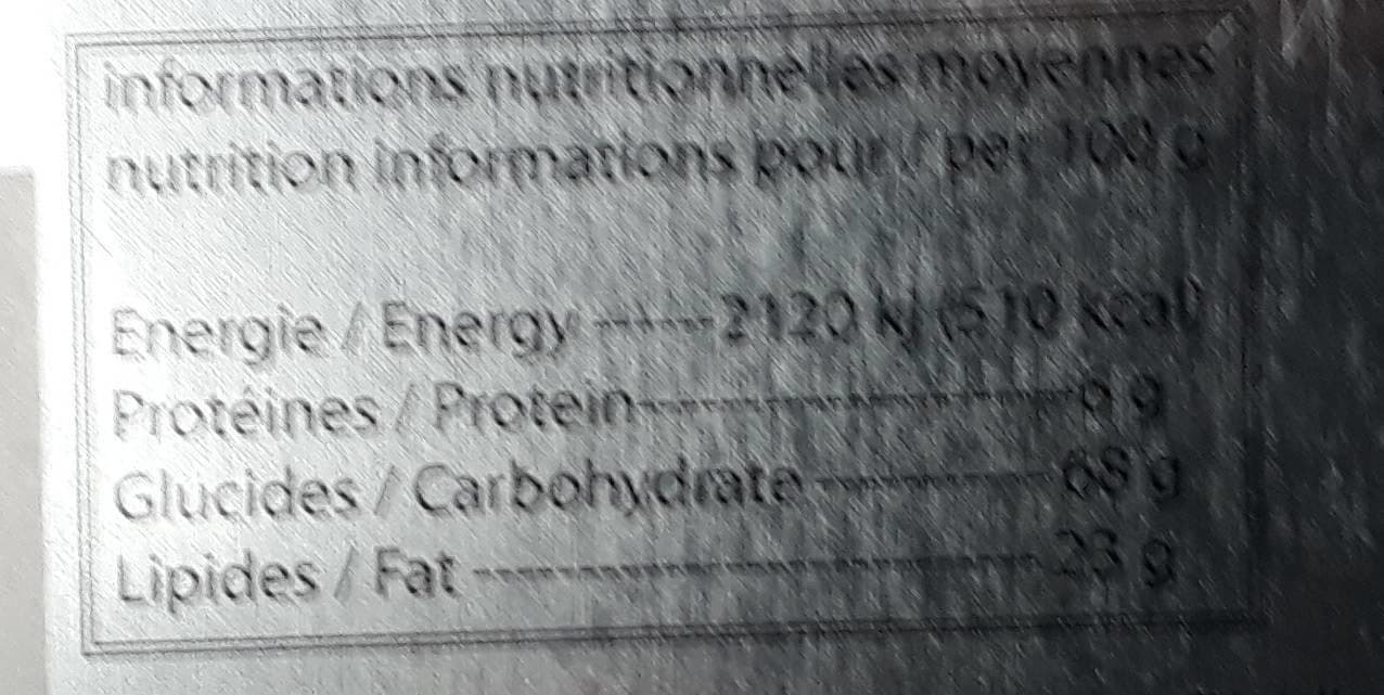 Open Food Facts Crêpes dentelle packshot