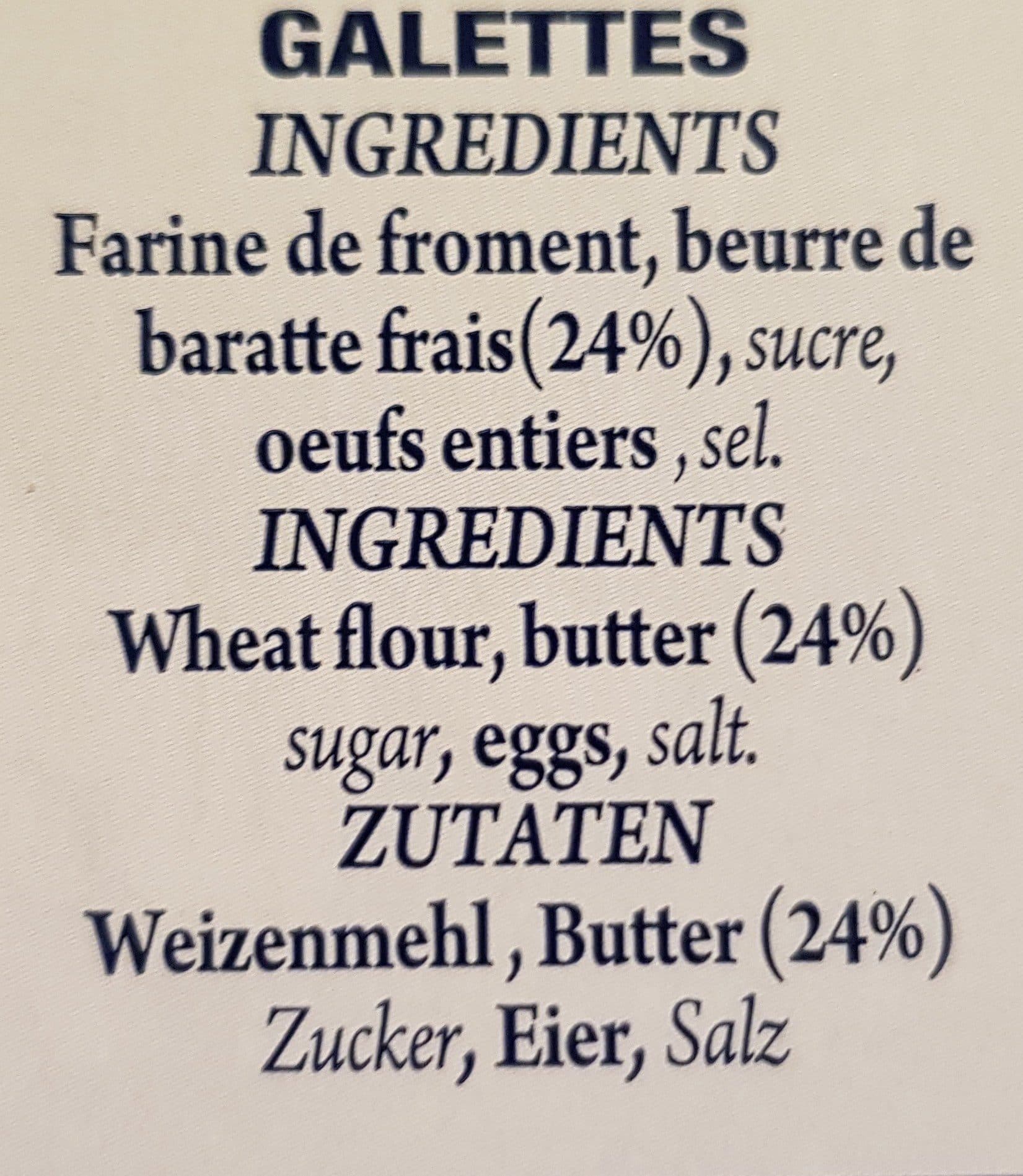 Le Gall Galettes au beurre de baratte frais packshot