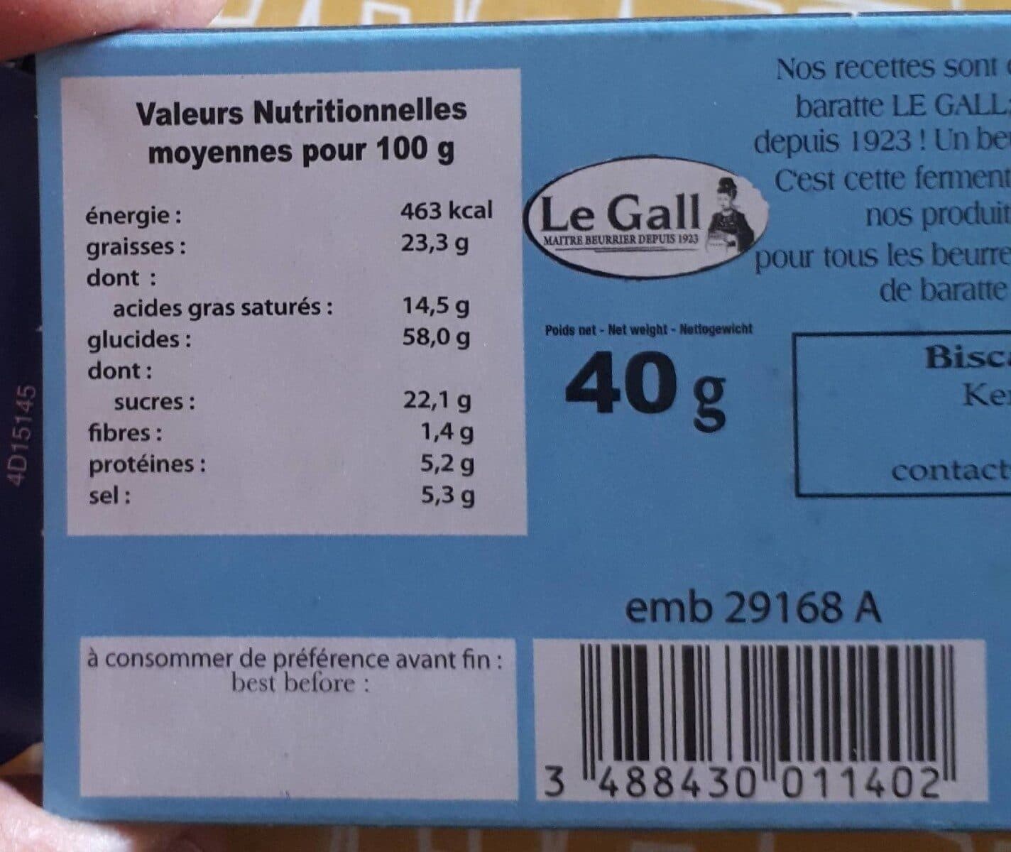 Le Gall Galettes bretonnes packshot