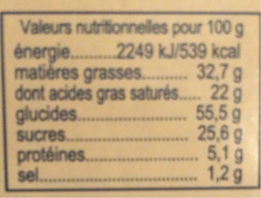 Biscuiterie de l abbaye Palets au beurre frais packshot