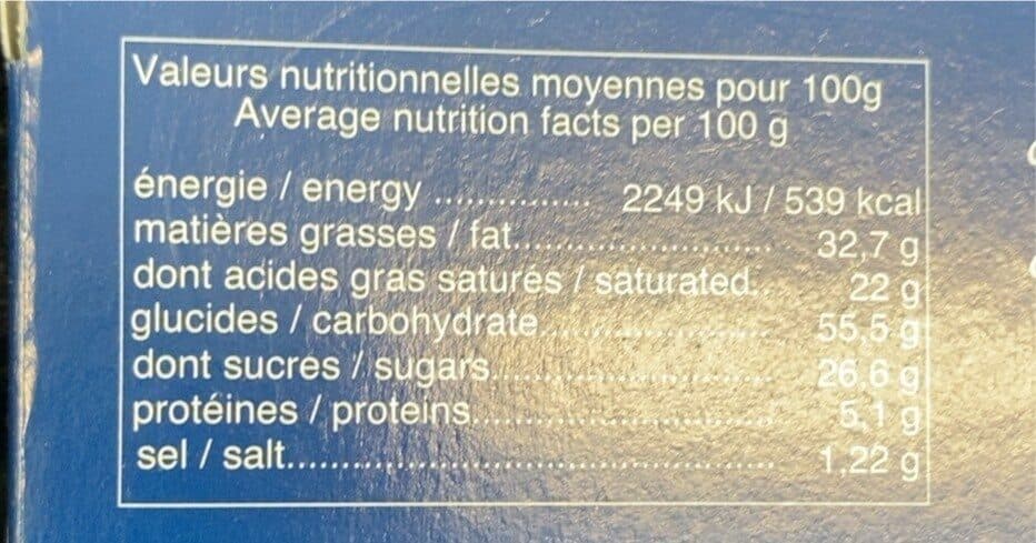 Open Food Facts Palets Bretons au beurre de Baratte packshot