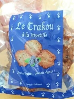 Biscuiterie De Concarneau Le Crakou à la myrtille packshot