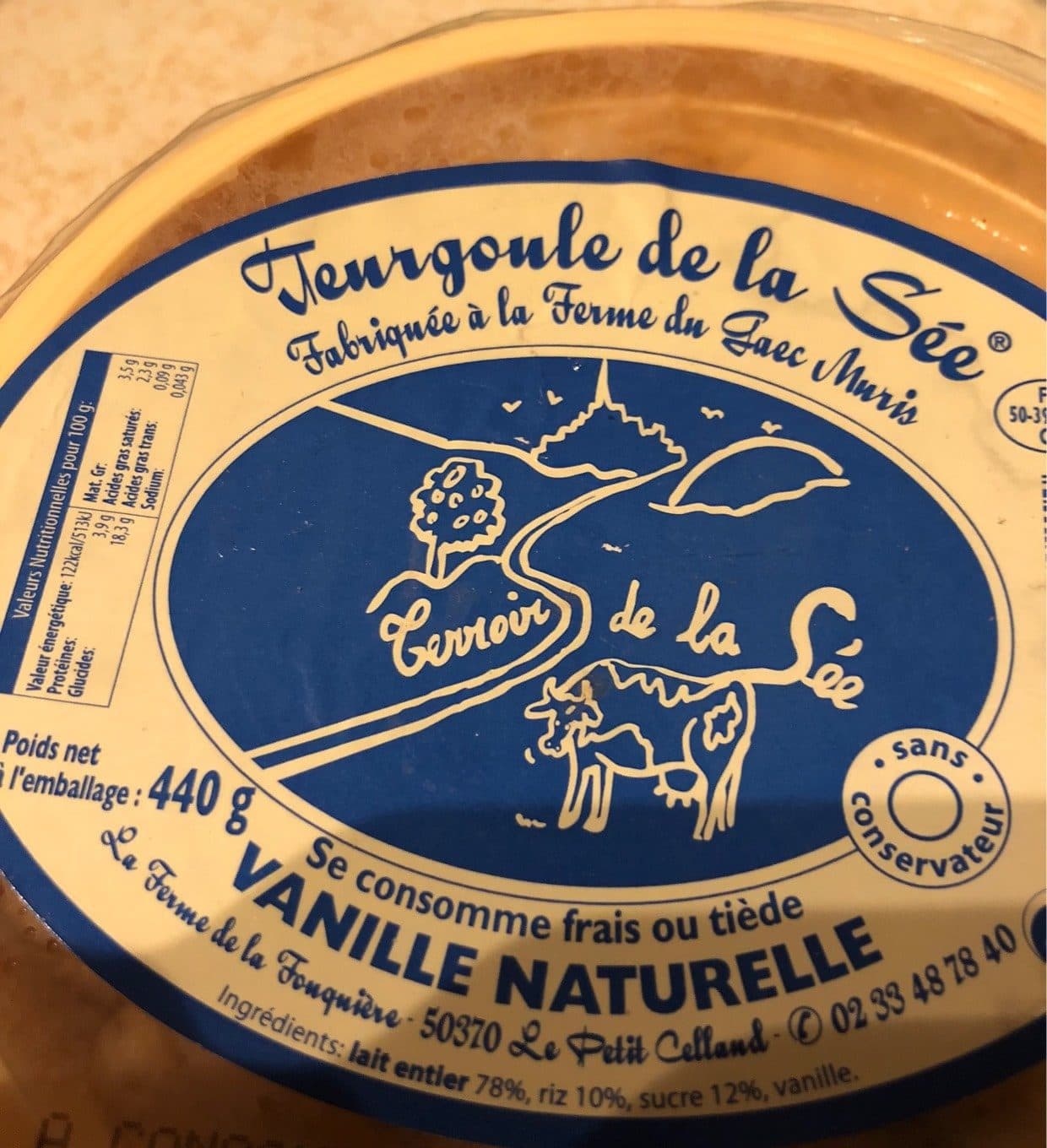 Teurgoule de la Sée Teurgoule Vanille packshot