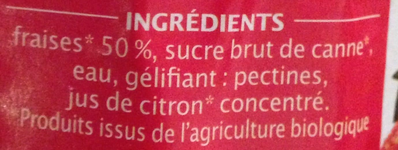Jardin Bio Confiture extra fraise packshot