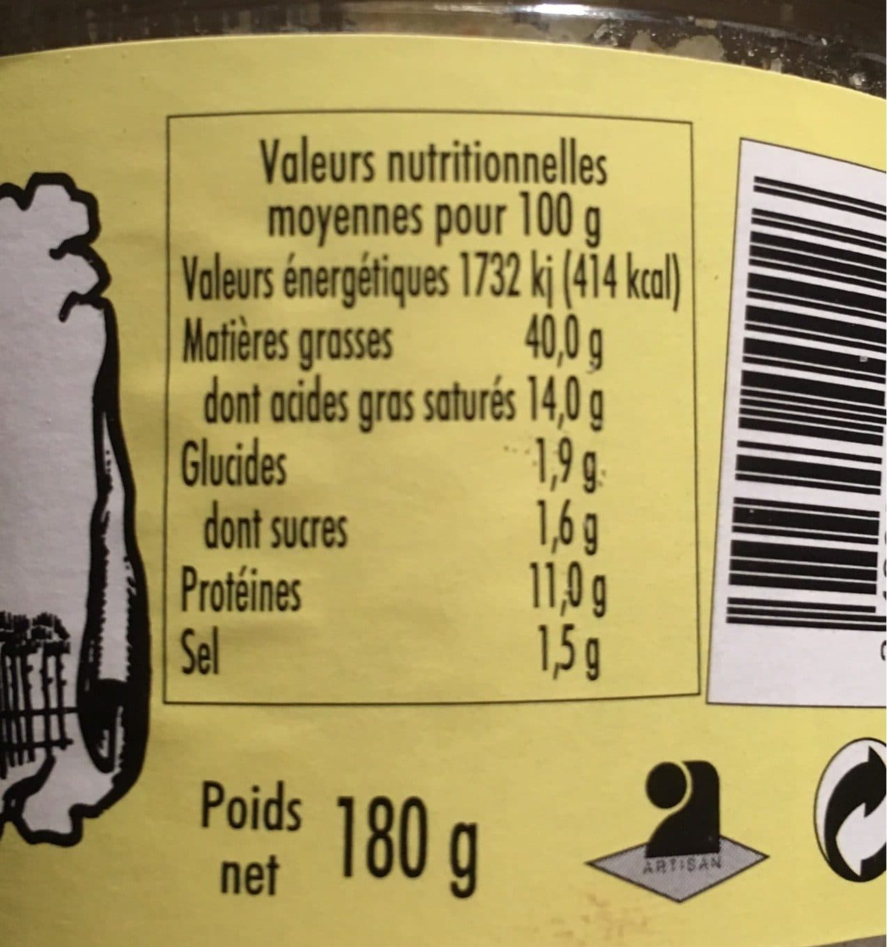 Conserverie parmentier Pâté Landais packshot