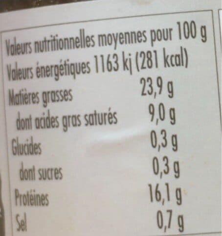Open Food Facts Boudin Landais artisanal CONSERVERIE DUPLACEAU packshot