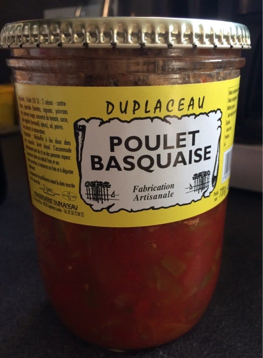 Open Food Facts Poulet basquaise packshot