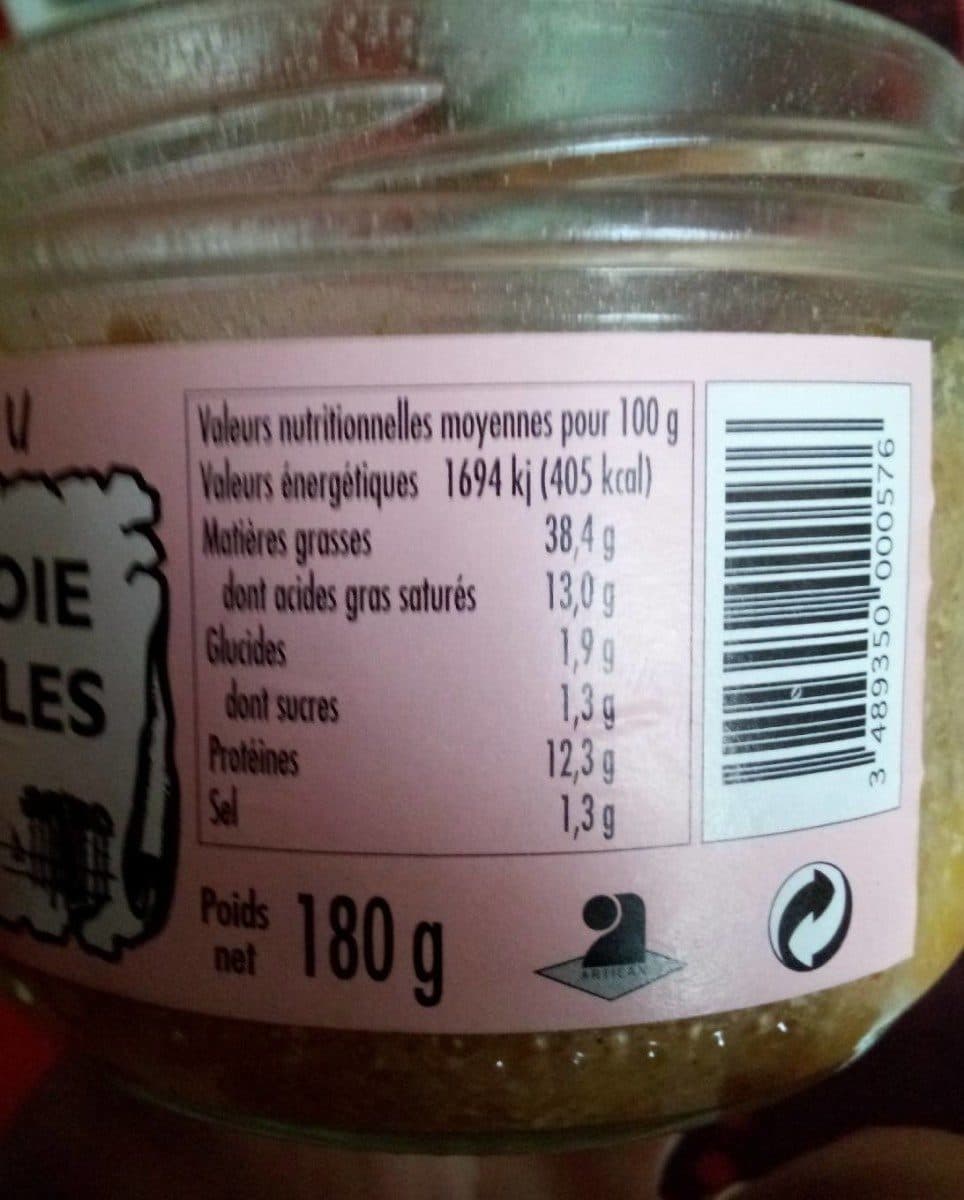Open Food Facts Pâté au foie de volailles packshot