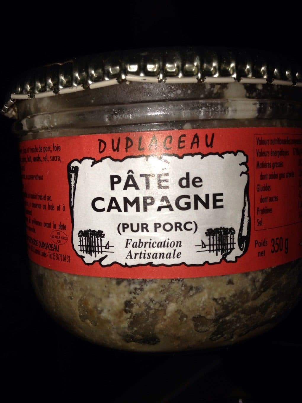 Duplaceau Paté de campagne packshot