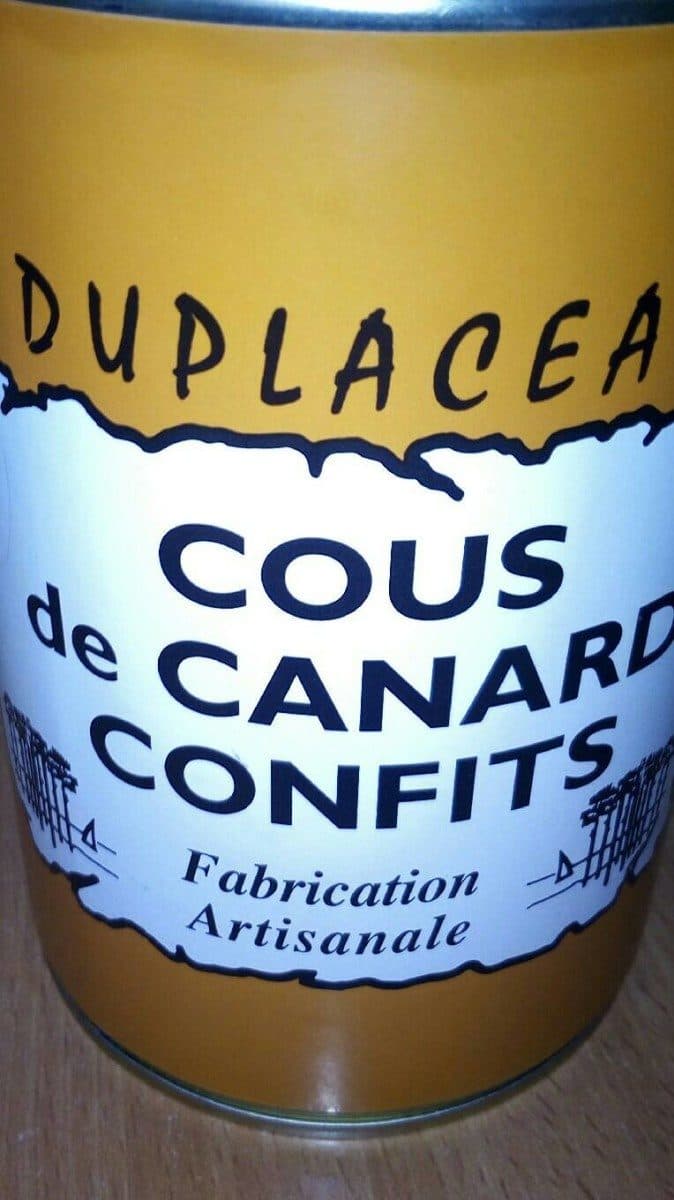 Open Food Facts Cous de canards confits packshot